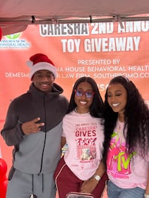 WEDR 99Jamz Caresha Gives Toy Drive 2025 Yung Miami